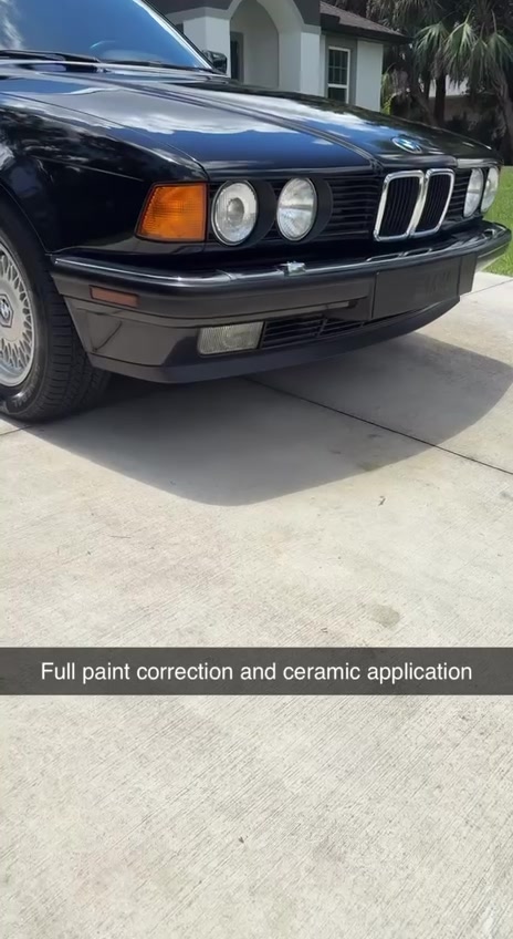 BMW E32 Paint Correction